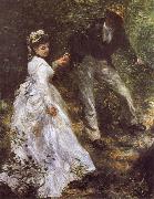 Pierre-Auguste Renoir The Walk Sweden oil painting artist